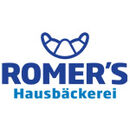 WILUX PRINT Romer's Hausbäckerei Logo in blau und weiss
