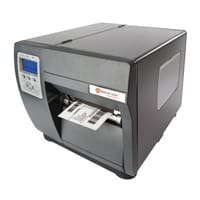 Label printer Honeywell Datamax O'Neil I-Class Mark II in gray and black with white printed label